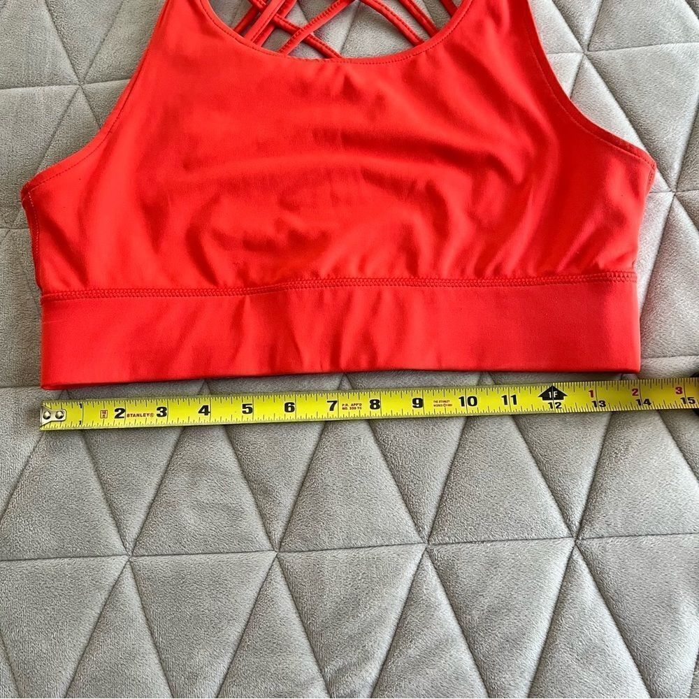 Threads 4 Thought Women’s  Strappy Sports Bra Goji Color Size Medium - Picture 5 of 14